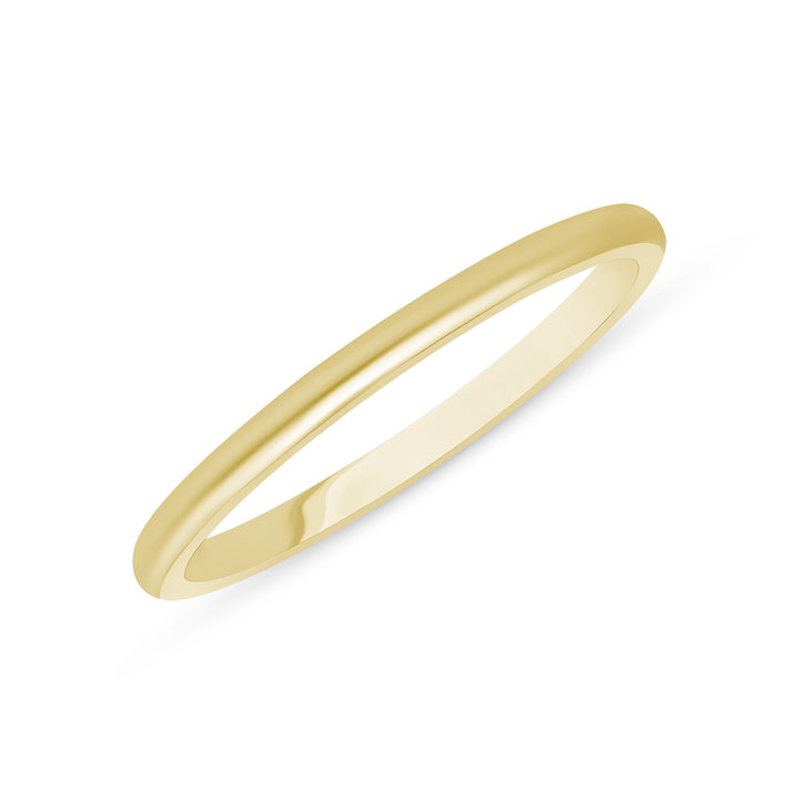 1.5MM Plain Wedding Band Comfort Fit