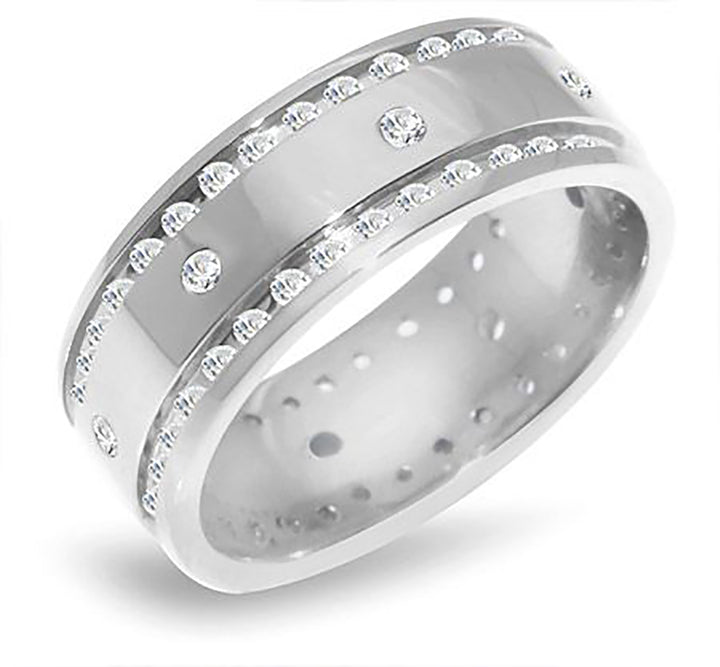 Men's 2.00 Ct. Tw. Brilliant Round Cut Diamond Eternity Wedding Band